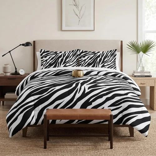 Miniatura 14 de Pamnest Juego de edredón tamaño Twin, ropa de cama suave retro vaquera occidental de 2 piezas para niños y adultos, juego de edredón estético