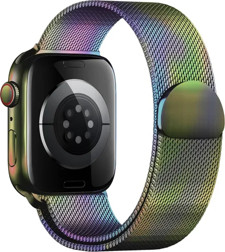 Miniatura 22 de QOKNUL Compatible con correas de Apple Watch de 1.929 in, 1.811 in, 1.772 in, 1.732 in, 1.654 in, 1.614 in, 1.575 in, 1.496 in, correa de malla