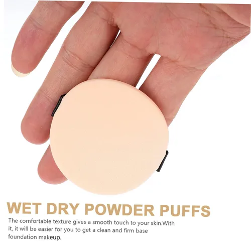 Miniatura 8 de FOMIYES Paquete de 7 esponjas de maquillaje suaves y lavables en polvo seco y húmedo, esponja de belleza