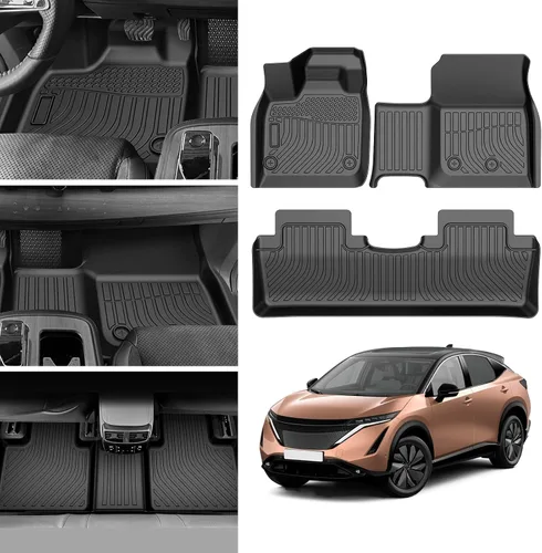 Miniatura 2 de Alfombrillas para Nissan Ariya 2023 2024 2025 2026, alfombrilla para todo tipo de clima, para accesorios Ariya, alfombrillas de TPE para piso