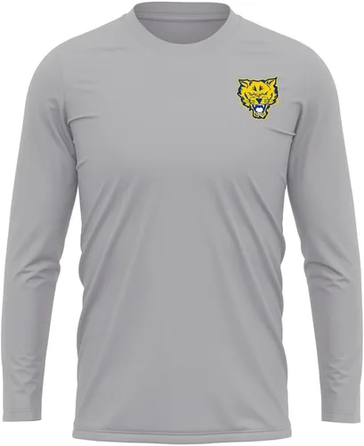 Miniatura 342 de Camisa deportiva de manga larga oficial de la NCAA Collegiate para hombre, con logotipo en el pecho izquierdo, colección Athletic Heather