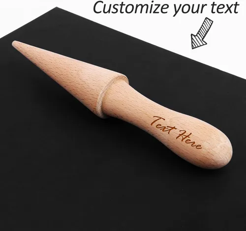Miniatura 3 de Rodillo Pizzelle personalizado, molde de cono de helado con nombre personalizado (personalizado)