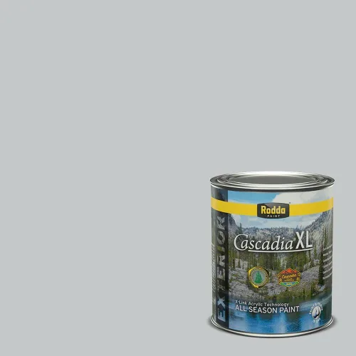 Miniatura 90 de Rodda Paint CASCADIA XL - Pintura satinada e imprimación para exteriores en uno, cuarto de galón, idea abstracta