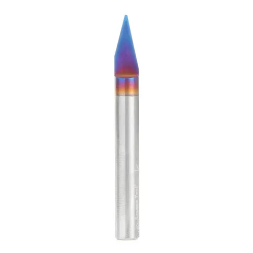 Miniatura 10 de Amana Tool Spektra Extreme Tool Life - Broca de carburo sólido recubierta para señalización y grabado, 45771-K, grabado de 30 grados, ancho de punta