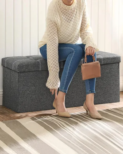 Miniatura 6 de SONGMICS Storage Bench, Folding Storage Chest