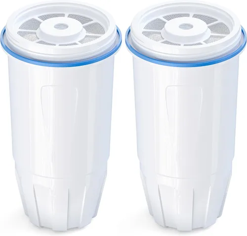 Filtro de Agua Reemplazo Mejorado Compatible con Jarra y Dispensador Zero ZR-001 ZR-004 ZP-006 ZR-017, Sistema de Filtro de Cinco Etapas, Reduce