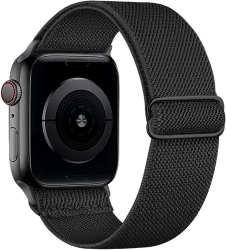 Miniatura 11 de Correa elástica de nailon compatible con Apple Watch Series 11, 10, 9, 8, 7, 1.811 in, 1.772 in, 1.654 in, 1.614 in, Ultra 3, 2, 1.929 in, Series 6