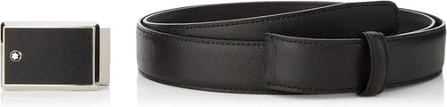 Miniatura 2 de MONTBLANC Cinturón clásico para adultos, negro, 120, Negro