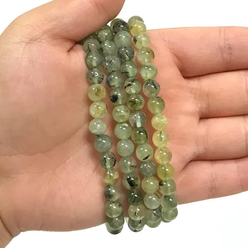 Miniatura 318 de Gem Avenue Handmade Round Bead Stretch Bracelet Unisex Natural Stone Beaded Jewelry for Men & Women, Elastic Wristband for Daily Wear