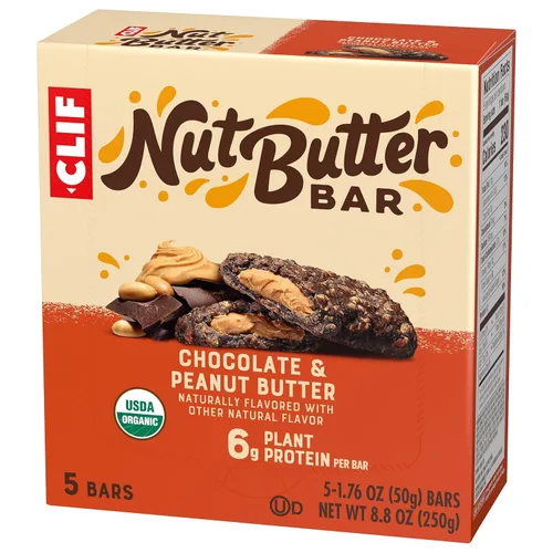 Miniatura 12 de CLIF Barra de mantequilla de nuez – Mantequilla de maní de chocolate – Barras energéticas rellenas – Sin OMG – USDA Orgánico – A base de plantas