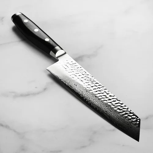 Miniatura 5 de Enso Cuchillo Kiritsuke de Damasco martillado HD de 8 pulgadas