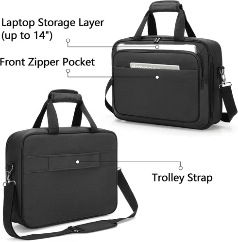 Miniatura 4 de samdew Bolsa de almacenamiento para impresora móvil compatible con HP Tango/Tango X, HP Officejet 250/200, funda de transporte para impresora