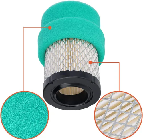 Miniatura 5 de Hipa 22 083 01-S 22 883 01-S1 Filtro de aire para Cub Cadet XT1 LT42 Kohler 5400 Series KS530-595 17 18 19 19.5HP Motor de cortacésped Reemplazo