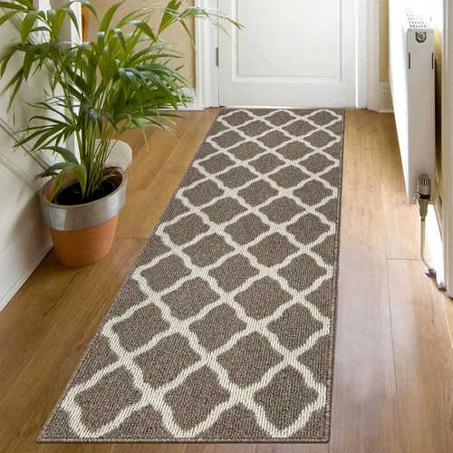 Miniatura 29 de SHACOS Alfombra de pasillo lavable de 2 x 8 pies, con parte trasera de goma antideslizante, resistente a las manchas, alfombra de cocina