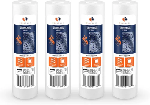 Aquaboon cartucho de filtro de agua de sedimento ranurado, 10 pulgadas, para cualquier unidad estándar RO, AB(P) 4S1M