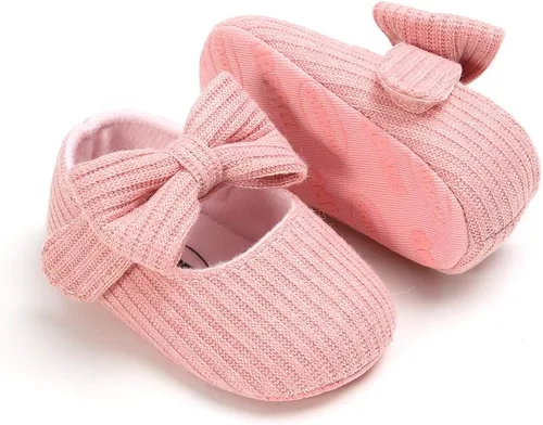 Miniatura 6 de Ohwawadi - Calcetines de forro polar para bebé o niña, suaves y calientes, botas o zapatos para bebés recién nacidos, con estilos de dibujos