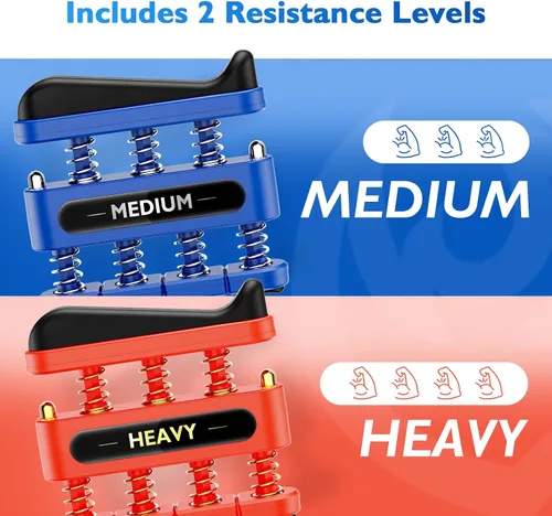 Miniatura 2 de FitBeast Fortalecedor de Dedos, Ejercicio de Dedos, Ejercicio de Mano para Mejorar la Destreza y Fuerza en Dedos, Manos, Antebrazos – Entrenador