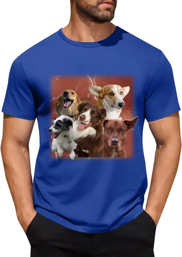 Miniatura 37 de Camisetas personalizadas para hombre, camiseta personalizada con fotos, imagen de mascota, camiseta unisex, diseña tu propio regalo divertido