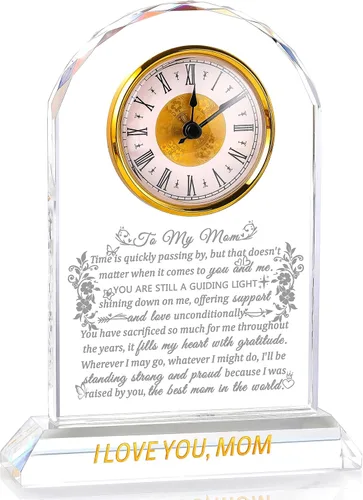 Miniatura 10 de Ornalrist Regalos de Jefe para Hombres y Mujeres Reloj de Cristal, Regalos para Jubilación Jefa Mujer - Regalo de Apreciación de Jefe para Hombres
