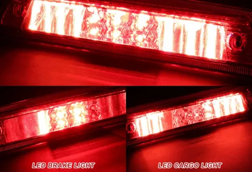 Miniatura 2 de Luz de freno trasera de montaje central de techo trasero LED de montaje alto, tercera tercera luz de freno compatible con Ford F-150 2014, 2010 2011