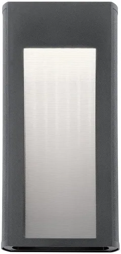 Miniatura 3 de Kichler 49362BKTLED Ryo - Aplique de pared para exteriores, 1 luz LED de 9 vatios, negro texturizado