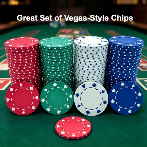 Miniatura 4 de SEETOOOGAMES Fichas de póquer de casino - 100 piezas 0.41 oz Diseño adecuado - 4