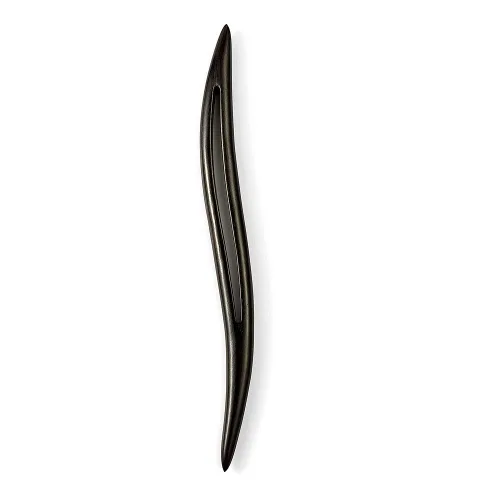 Miniatura 10 de Palillos clásicos hechos a mano tallados para el cabello, sándalo negro natural (ébano), palillos para peinar, accesorio para hacer updo, 7 pulgadas