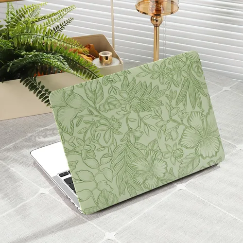 Miniatura 21 de iCasso Funda para MacBook Air de 13 pulgadas 2017-2010 versión anterior modelo A1466 A1369, carcasa rígida de cuero retro para MacBook Air de 13