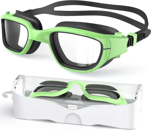 Miniatura 28 de Gafas de natación para niños, gafas de natación para niños de 6 a 14 años, gafas de piscina con protección UV antivaho para niños y niñas Azul
