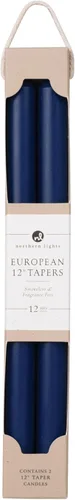 Miniatura 6 de Northern Lights Candles - 12" 2PK Premium Tapers, Burdeos - 72884
