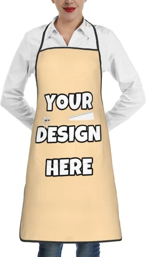 Miniatura 24 de Delantal personalizado con logotipo de imagen, nombre de texto, delantales de cocina personalizados para chef para hombres y mujeres