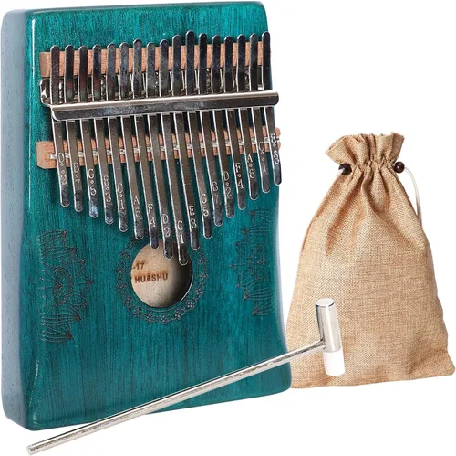 Kalimba - Piano de pulgar de 17 teclas, piano portátil de dedo Mbira, regalos para niños y adultos, instrumento musical, pianos de pulgar, 17