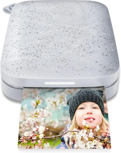 Miniatura 2 de HP Sprocket - Impresora fotográfica portátil de 2ª edición, piñón, papel fotográfico de zinc (50 hojas), papel fotográfico precortado