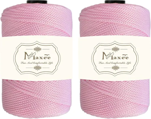 Miniatura 83 de Cordón de macramé premium de poliéster 3 mm × 218 yardas, cordón de macramé 100% polipropileno de 3 mm, ideal para crochet, colgadores de pared, 30