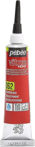 Miniatura 13 de Pebeo Vitrea 160, Juego de 10 Delineadores de Pintura para Vidrio, Tubos de 20 ml 0.67 fl oz (Paquete de 10)