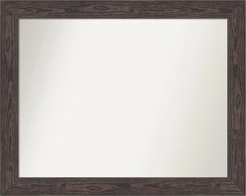 Miniatura 213 de Amanti Art Espejo personalizado, espejo de baño negro puente, espejo de pared o espejo de tocador de baño sobre el fregadero (26 x 26 pulgadas)