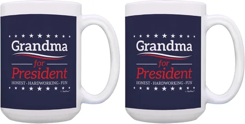 Miniatura 9 de ThisWear Taza de café de cerámica con asa para abuelo para presidente de 11 onzas 11oz - Grandpa
