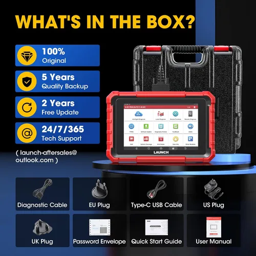 Miniatura 7 de Launch X431 Pros Elite 2024 Herramienta de escaneo bidireccional, más de 37 servicios, codificación ECU, diagnóstico de sistema completo todo