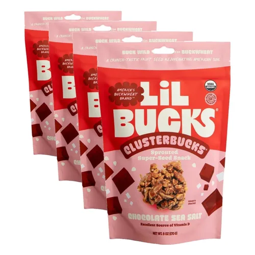 Miniatura 19 de Clusterbucks Superfood Clusters – Granola sin cereales, apta para dieta keto con trigo sarraceno germinado cultivado de forma regenerativa – Snack