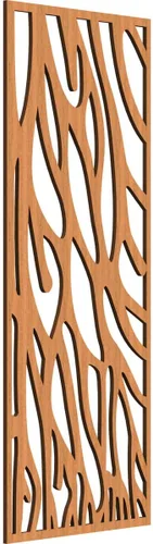 Miniatura 198 de 9 3/8"W x 24 3/8"H x 1/4"T Bristol Decorativos Paneles de Pared de Madera Calado, Cereza