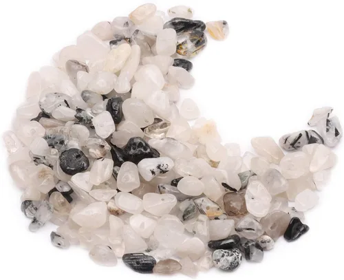 Miniatura 16 de 500 cuentas de piedra natural con virutas naturales, citrino de 0.317 a 0.315 pulgadas, piedras preciosas irregulares de cristal curativo, cuentas