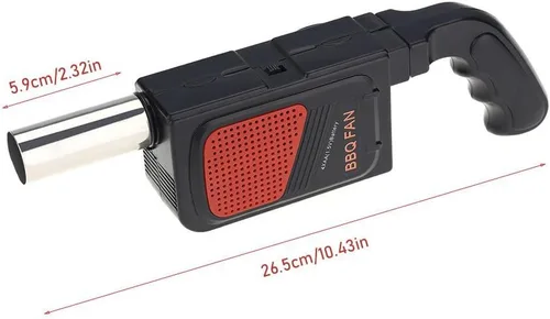 Miniatura 8 de Soplador de aire eléctrico portátil de mano para barbacoa Herramienta de fuelle de fuego Electricidad Ventilador de barbacoa al aire libre Picnic