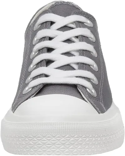 Miniatura 2 de CUSHIONAIRE Tenis de lona Vina Low Top para mujer + espuma viscoelástica, Blanco, 1