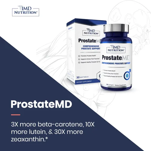 Miniatura 3 de 1MD Nutrition ProstateMD - Suplemento de apoyo para la próstata Saw Palmetto - Soporte para el tracto urinario y los impulsos frecuentes del baño