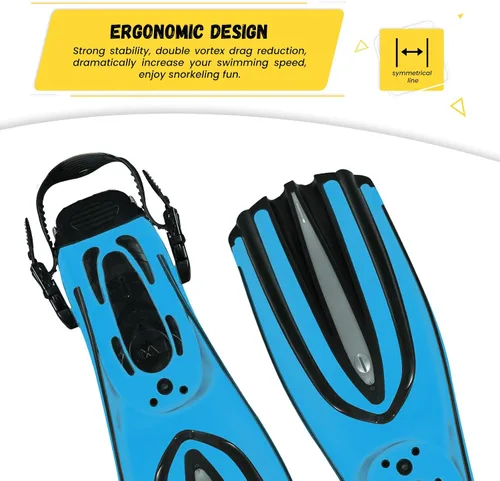 Miniatura 4 de TUDIVING -Aletas de buceo Aletas largas de silicona Equipo de natación Aletas de snorkel Nuevas aletas de buceo profesional Adultos Hombres Mujeres