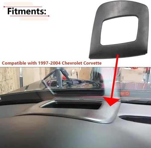 Miniatura 2 de RLB-HILON HUD - Cubierta de bisel compatible con Chevy C5 Corvette 1999 2000 2001 2002 2003 2004 año, para 10425223 Heads Up Display Bisel Trim
