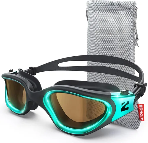 Miniatura 11 de ZIONOR Gafas de natación, G1 Ultra fotocromáticas polarizadas gafas de natación para hombres y mujeres