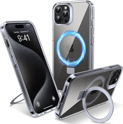 Miniatura 8 de Funda magnética para iPhone Air – [Soporte invisible integrado] [Compatible con MagSafe] [Protección contra caídas de grado militar] Cubierta
