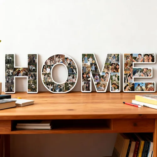 Miniatura 3 de Marco de fotos personalizado con letras – Marco de fotos personalizado para escritorio, regalo de fotos personalizable para bodas, cumpleaños