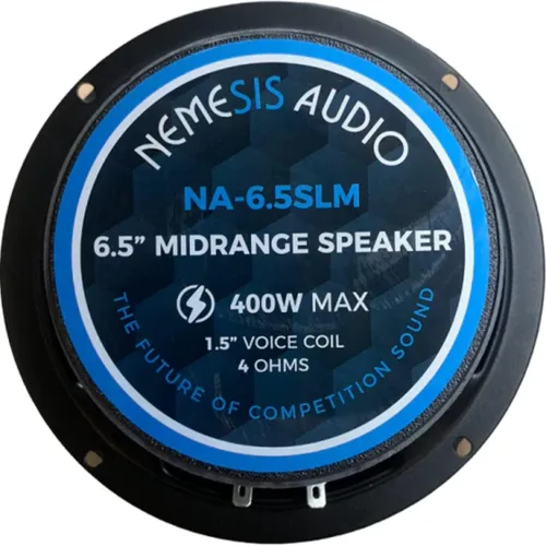 Miniatura 4 de Nemesis Audio NA-6.5SLM - Altavoz de rango medio de 6.5" para audio de coche tipo bala, 400W máximo, 4 ohmios